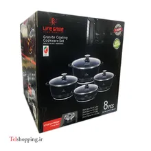 قابلمه چدن 8 پارچ لایف اسمایل